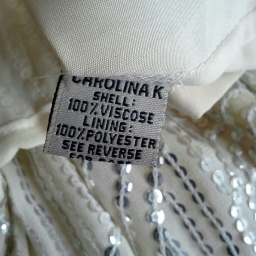 Caroline K Beaded Sands Sequin Swing Dress by Anthropologie - Picture 12 of 13